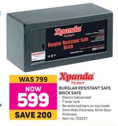 Xpanda Burglar Resistant Safe Brick Safe