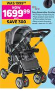 Little One Grey Reversible Stroller