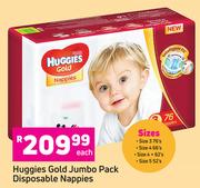 Huggies Gold Jumbo Pack Disposable Nappies-Each