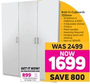 Built-In Cupboards 1350mm