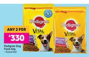 Pedigree Dog Food Assorted-For Any 2 x 4Kg