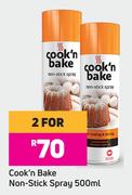 Cook n Bake Non Stick Spray-For 2 x 500ml