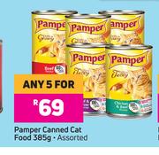 Pamper Canned Cat Food Assorted-For Any 5 x 385g