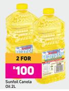 Sunfoil Canola Oil-For 2 x 2L