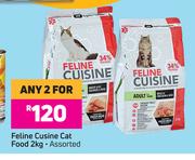 Feline Cuisine Cat Food Assorted-For Any 2 x 2Kg