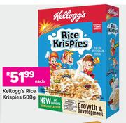 Kellogg's Rice Krispies-600g Each