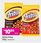 Simba Fritos Assorted-120g Each