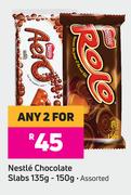 Nestle Chocolate Slabs Assorted-For 2 x 135g/150g