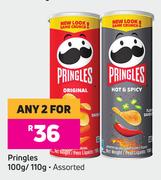 Pringles Assorted-For 2 x 100g/ 110g