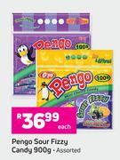 Pengo Sour Fizzy Candy Assorted-900g Each