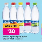 Aquelle Sparkling Flavoured Water Assorted-For Any 5 x 500ml