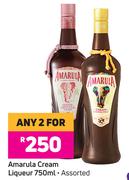 Amarula Cream Liqueur Assorted-For 2 x 750ml