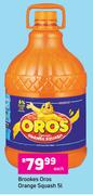 Brookes Oros Orange Squash-5Ltr 