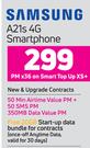 Samsung A21s 4G Smartphone-Contract On Smart Top Up XS+