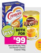 Nescafe Ricoffy 750g And Nestle Cremora Creamer 750g-For Both