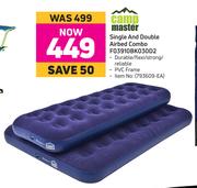 Camp Master Single & Double Airbed Combo FO3910BK030D2