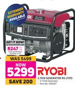 Ryobi 2.7KW Generator RG-2700