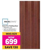 Mainstays 6mm PVC Folding Door