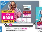 Hisense 55" UHD Smart LED TV 55A7100 Plus Sound Bar HS204