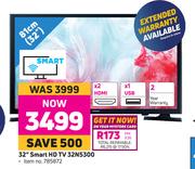 0Samsung 32" Smart HD TV 32N5300