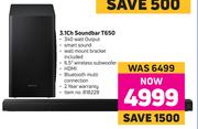 Samsung 3.1 CH Soundbar T650