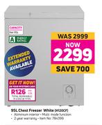 Hisense 95L Chest Freezer White H120CF