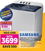 Samsung 14Kg Twin Tub Washing Machine WR14J4200MB.FA