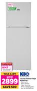 KIC 170L Top Freezer Fridge White 518/1