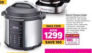 Russell Hobbs Electric Pressure Cooker