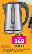 Sunbeam Polished Stainless Steel cordless Kettle SDK-011A