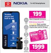 Nokia 1.4 4G Smartphone-Each