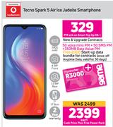 Tecno Spark 5 Air Ice Jadeite Smartphone-On Smart Top Up XS+