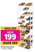 30 Pair Shoe Rack