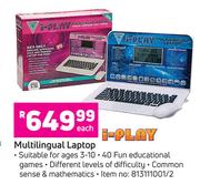 i-Play Multilingual Laptop-Each