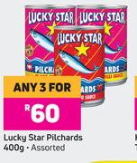 Lucky Star Pilchards (Assorted)-For Any 3 x 400g