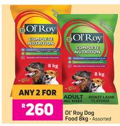Ol'Roy Dog Food (Assorted)-For Any 2 x 8Kg