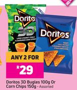 Doritos 3D Bugles 100g Or Corn Chips 150g (Assorted)-For Any 2