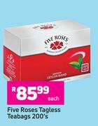 Five Roses Tagless Teabags-200's Pack Each