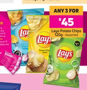 Lays Potato Chips (Assorted)-For Any 3 x 120g