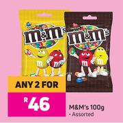 M&M's (Assorted)-For Any 2 x 100g