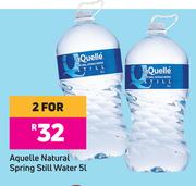 Aquelle Natural Spring Still Water-For 2 x 5Ltr