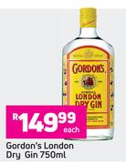 Gordon's London Dry Gin-750ml Each