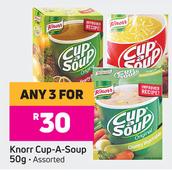 Knorr Cup A Soup (Assorted)-For Any 3 x 50g