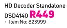 DSTV HD Decoder Standalone DSD4140