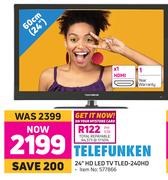 Telefunken 24" HD LED TV TLED-240HD