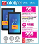 2 x Alcatel 1T Tablet + 1T Tablet-On My Gig 1 + On Promo 500