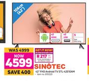 Sinotec 42" FHD Android TV STL-42E10AM