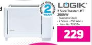 Logik 2 Slice Toaster LPT 200NW