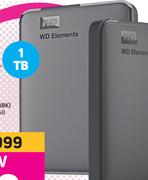 WD 1TB Elements WDBUZG0010BBK