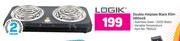 Logik Double Hotplate Black RSH-080449